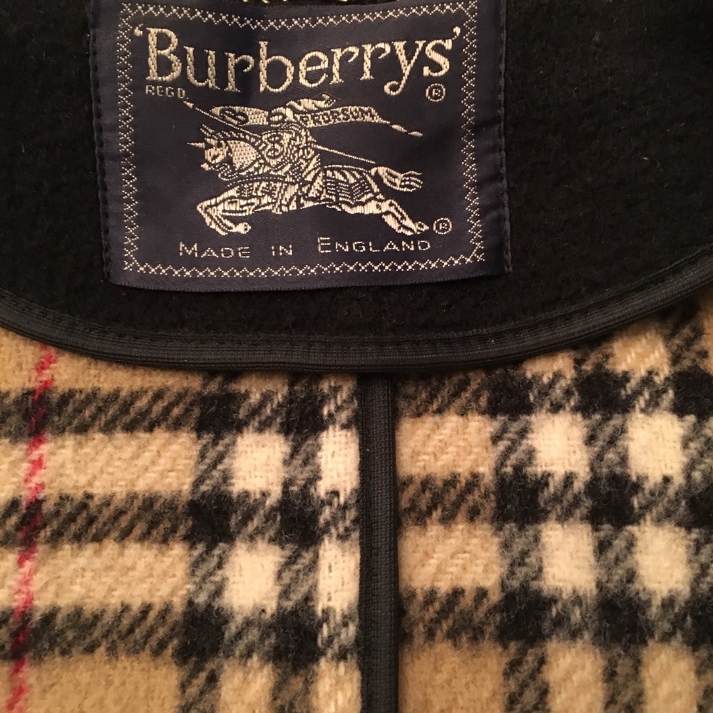 Authentic Burberry Wool Toggle Duffle Coat